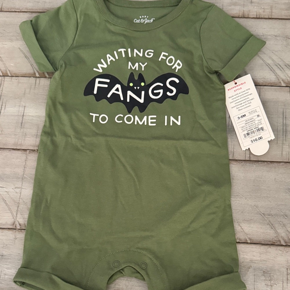 Cat & Jack Olive Baby Bodysuit